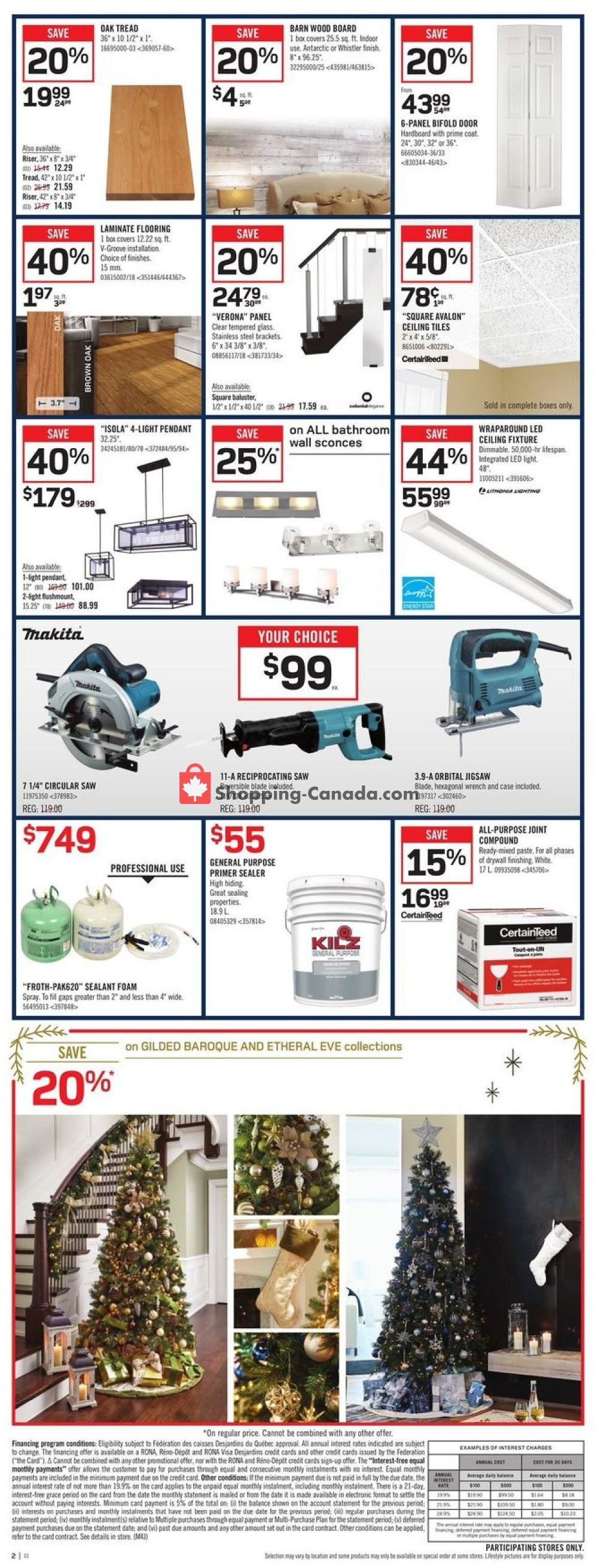 Rona flyer from Thursday November 8, 2018 to Wednesday November 14, 2018 - page 2