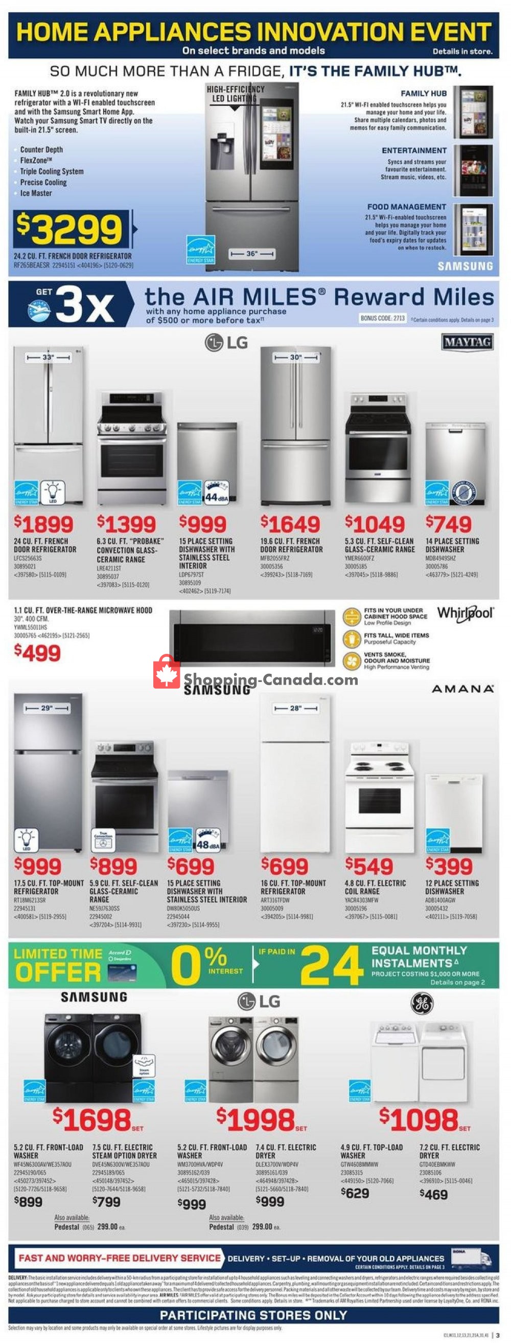 Rona flyer from Thursday November 8, 2018 to Wednesday November 14, 2018 - page 3