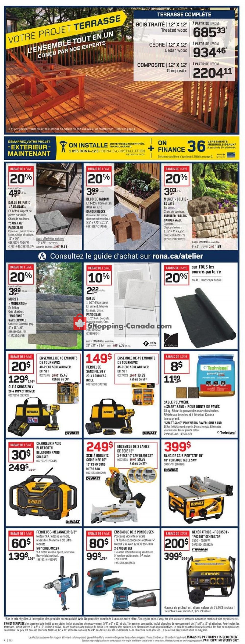 Rona flyer from Thursday May 9, 2019 to Wednesday May 15, 2019 - page 4