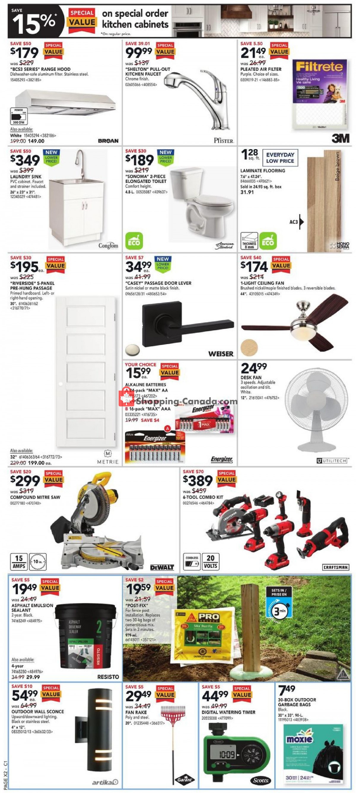 Rona Canada, flyer (Paint Event ON) July 28 August 3, 2022