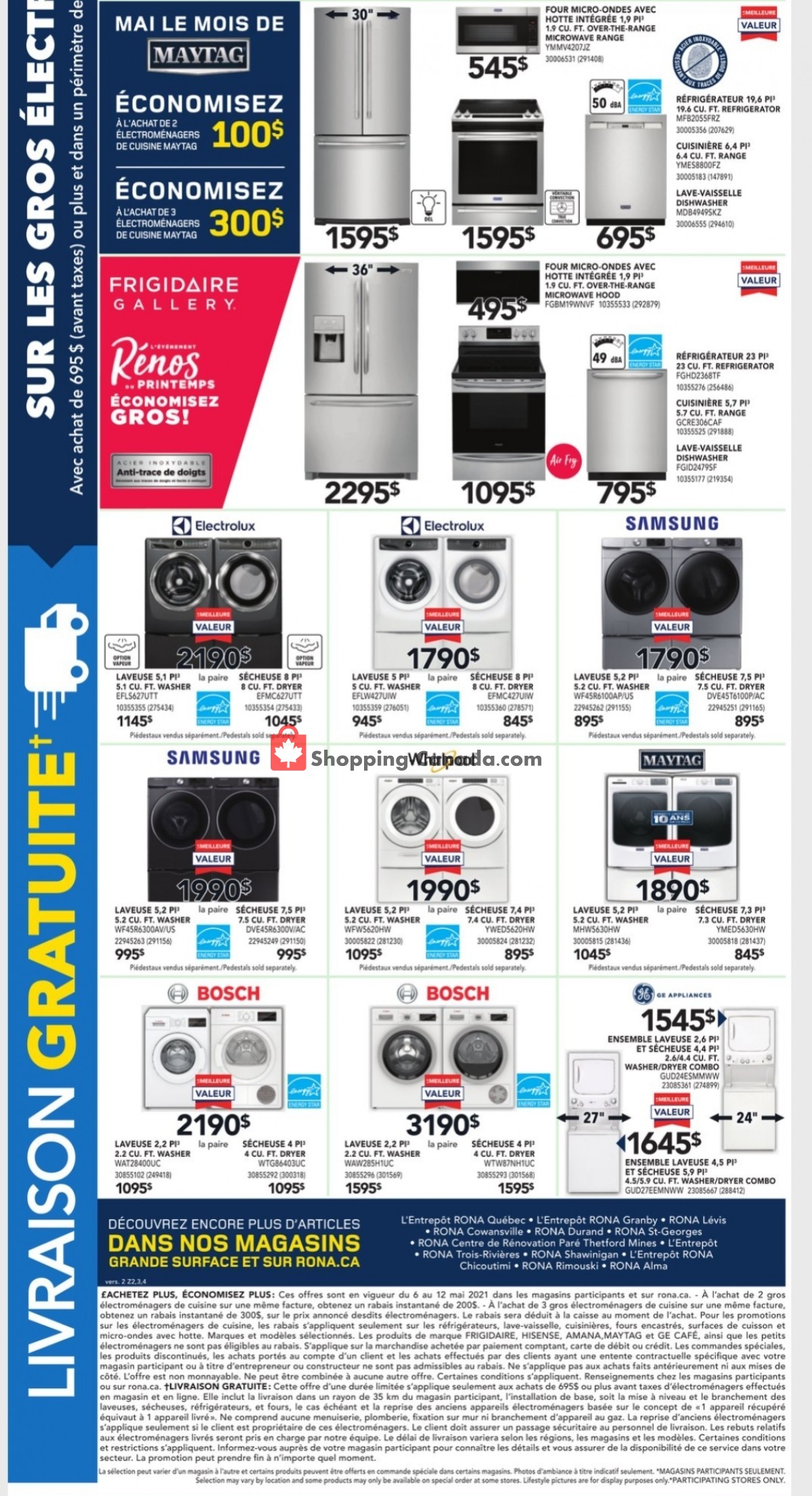 Rona flyer from Thursday May 6, 2021 to Wednesday May 12, 2021 - page 8