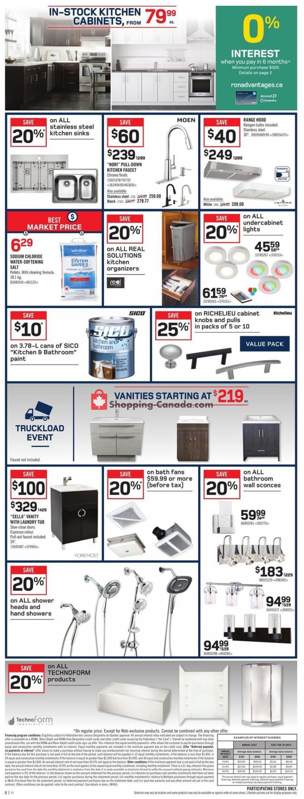 Rona flyer from Thursday January 10, 2019 to Wednesday January 16, 2019 - page 2