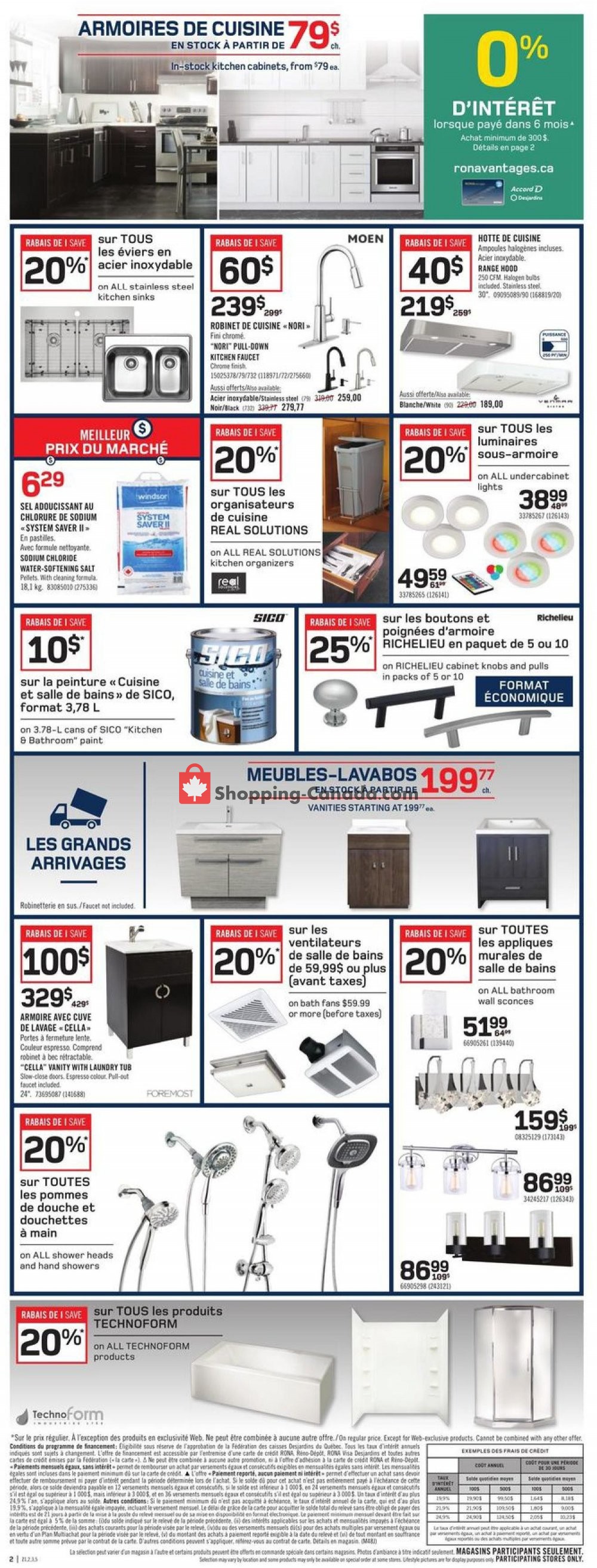 Rona flyer from Thursday January 10, 2019 to Wednesday January 16, 2019 - page 2
