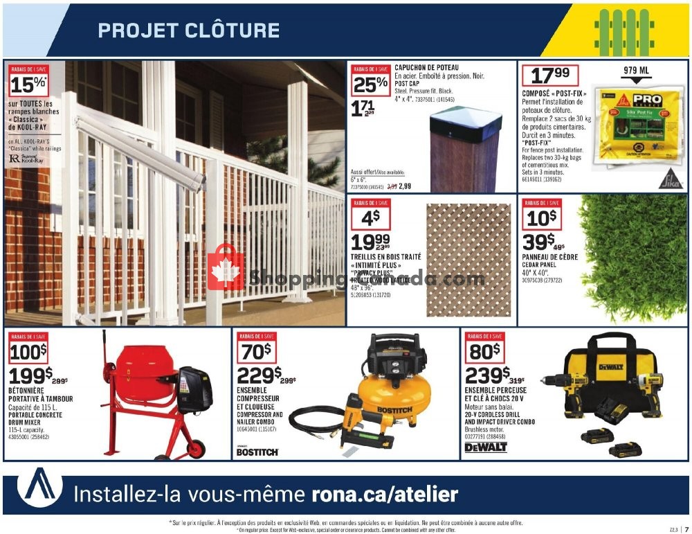 Rona flyer from Thursday July 9, 2020 to Wednesday July 15, 2020 - page 12