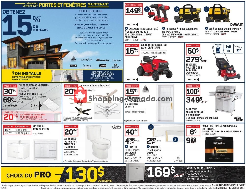 Rona flyer from Thursday July 9, 2020 to Wednesday July 15, 2020 - page 13