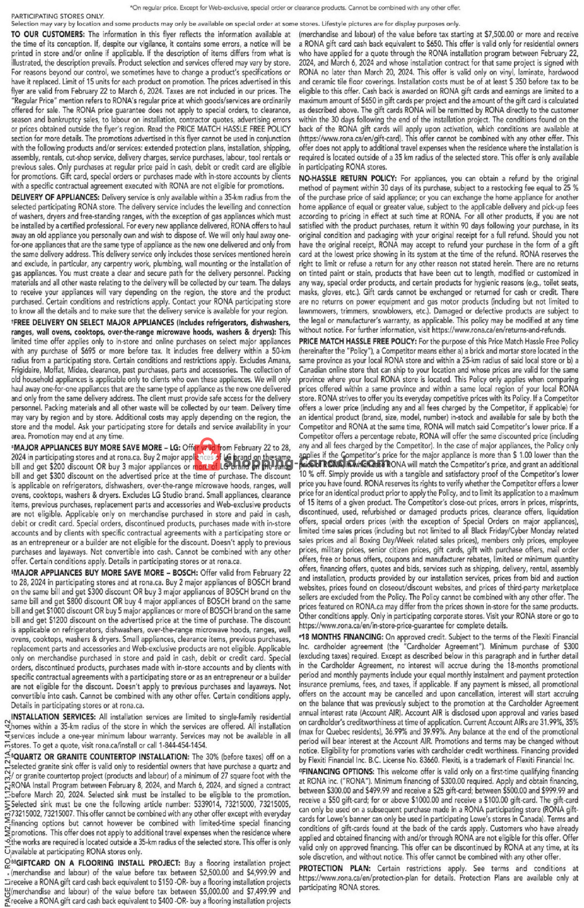 Rona flyer from Thursday February 22, 2024 to Wednesday March 6, 2024 - page 12