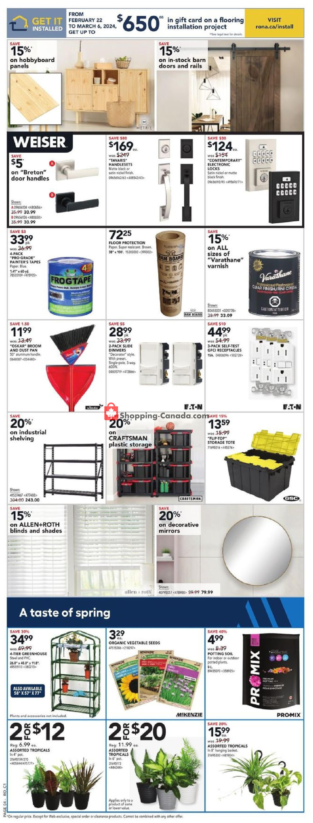 Rona flyer from Thursday February 22, 2024 to Wednesday March 6, 2024 - page 5