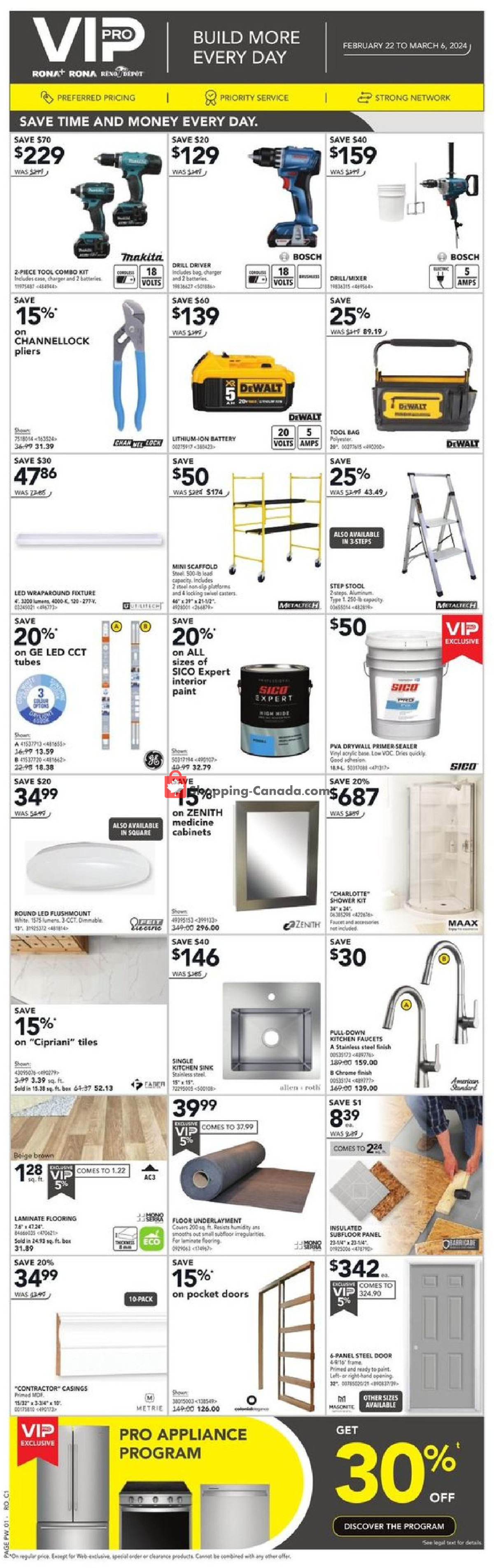 Rona flyer from Thursday February 22, 2024 to Wednesday March 6, 2024 - page 8