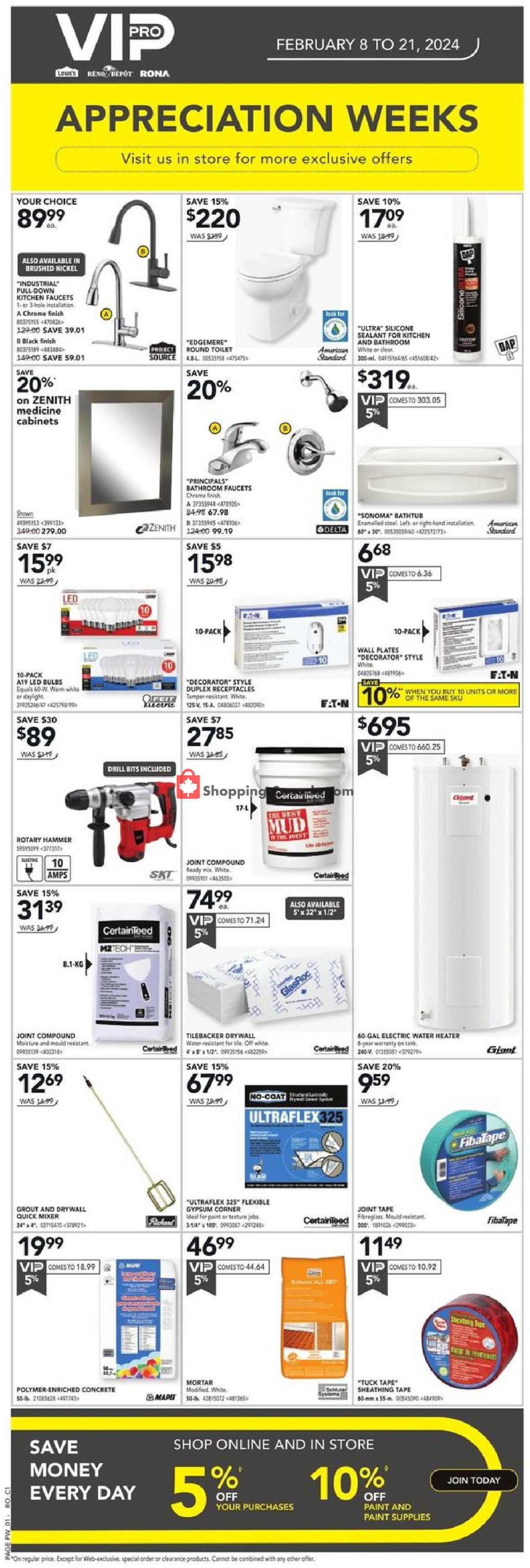 Rona flyer from Thursday February 8, 2024 to Wednesday February 21, 2024 - page 7