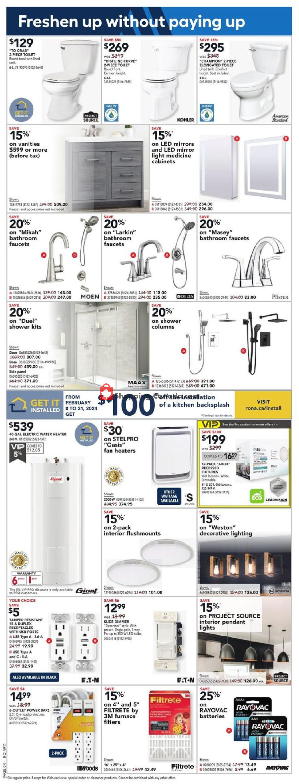 Rona flyer from Thursday February 8, 2024 to Wednesday February 21, 2024 - page 5