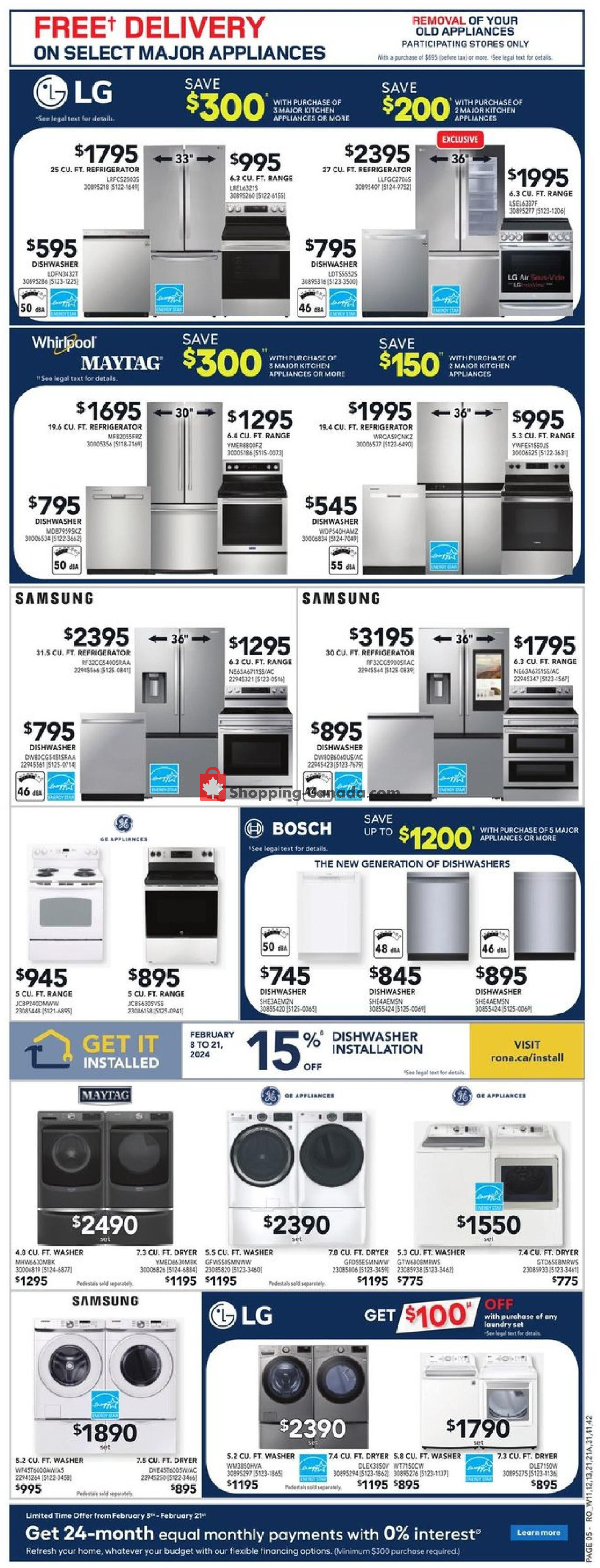 Rona flyer from Thursday February 8, 2024 to Wednesday February 21, 2024 - page 6