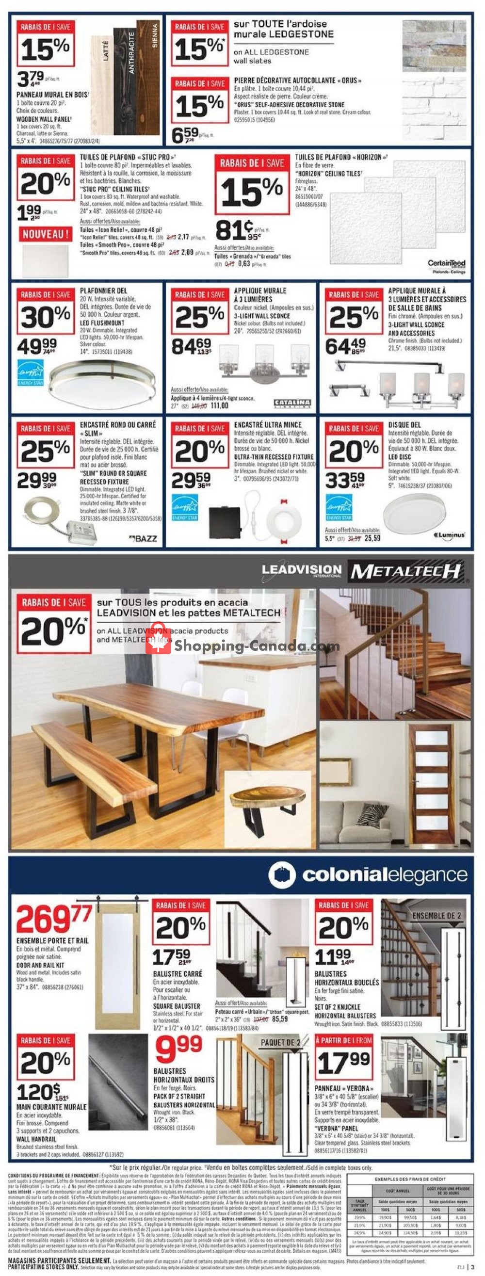 Rona flyer from Thursday October 11, 2018 to Wednesday October 17, 2018 - page 5