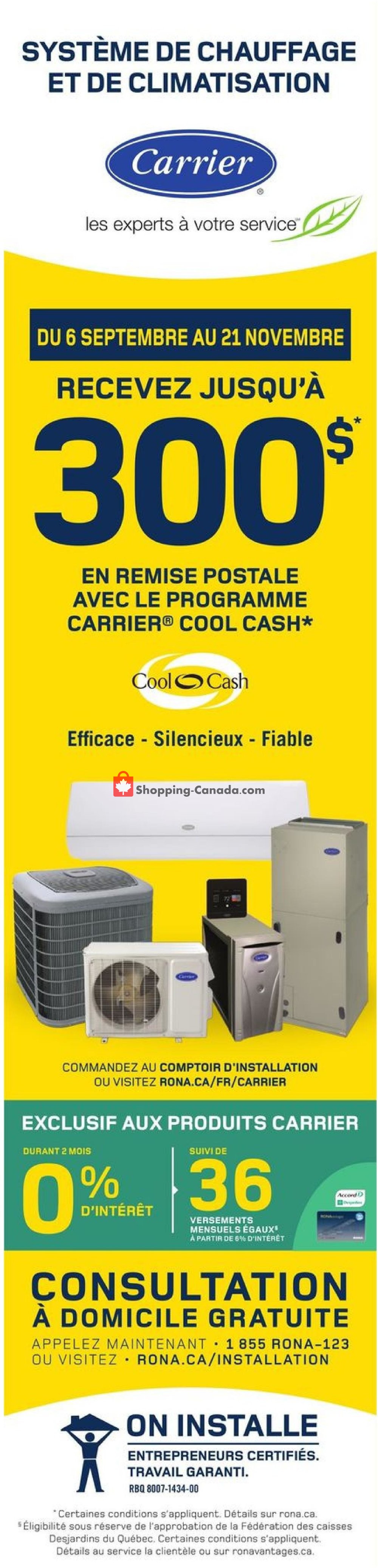 Rona flyer from Thursday October 11, 2018 to Wednesday October 17, 2018 - page 7