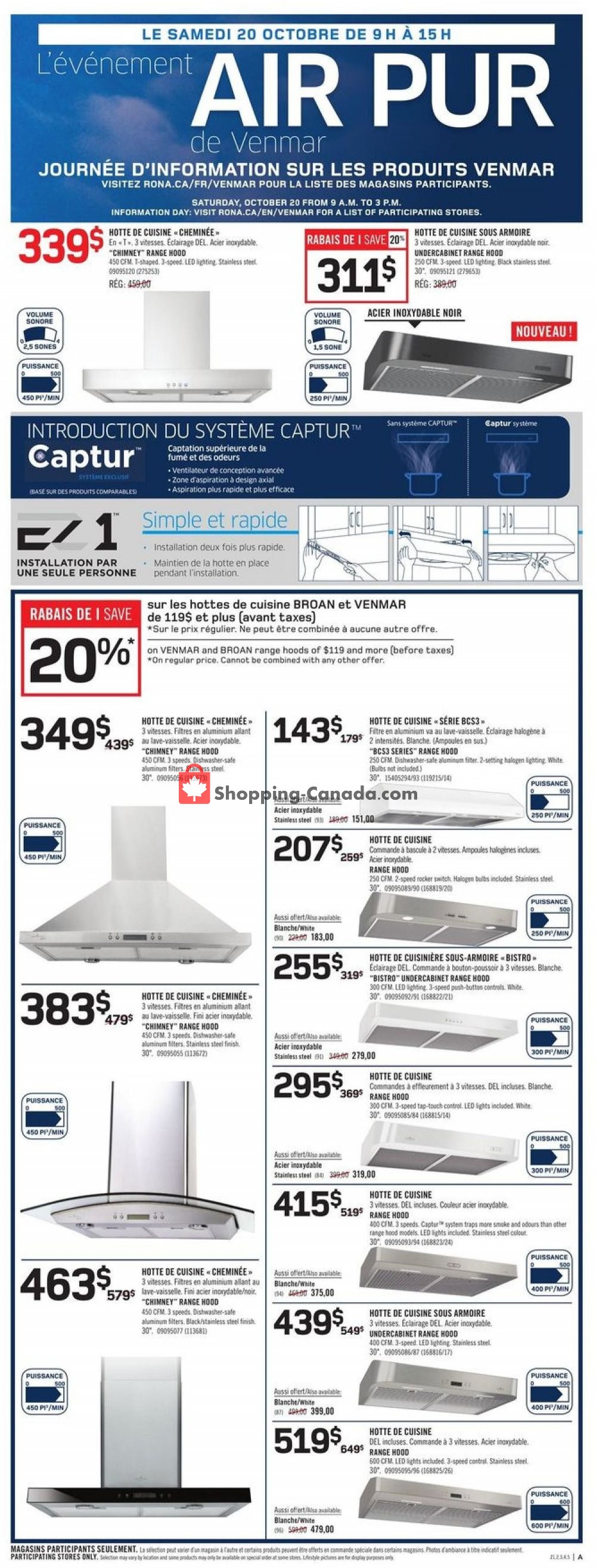 Rona flyer from Thursday October 18, 2018 to Wednesday October 24, 2018 - page 4