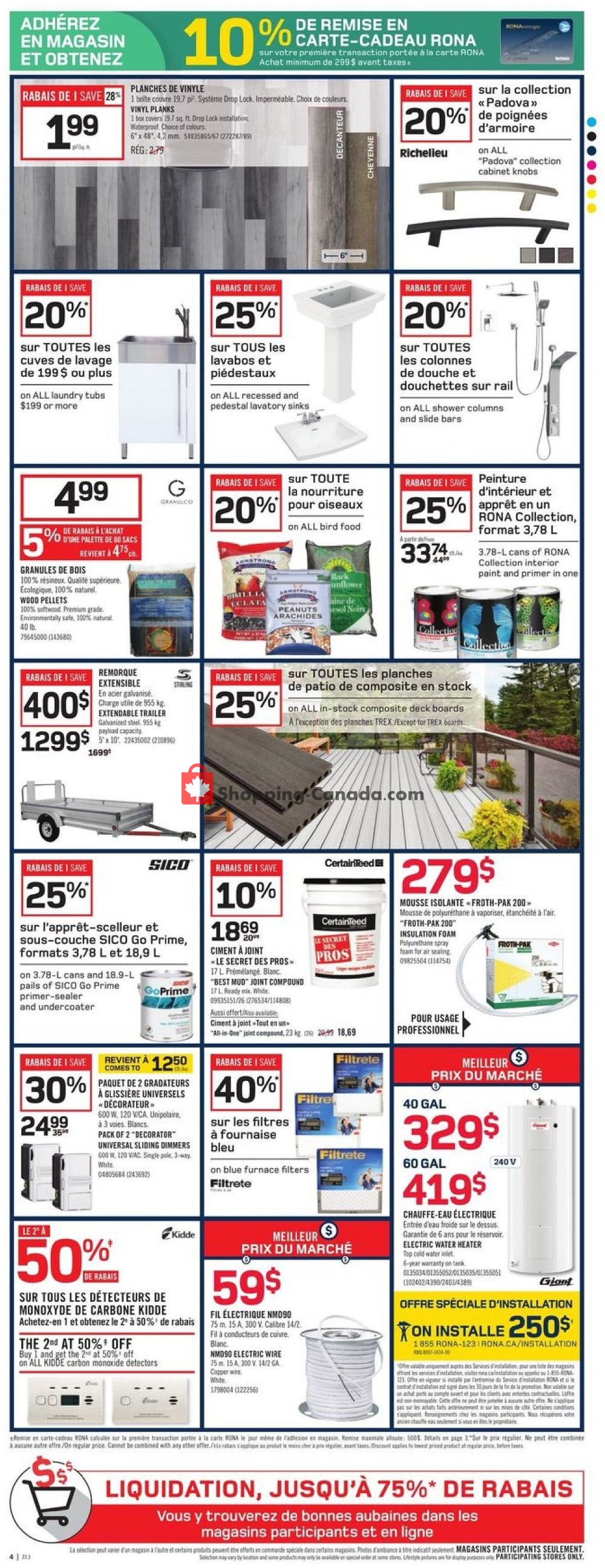Rona flyer from Thursday October 18, 2018 to Wednesday October 24, 2018 - page 6