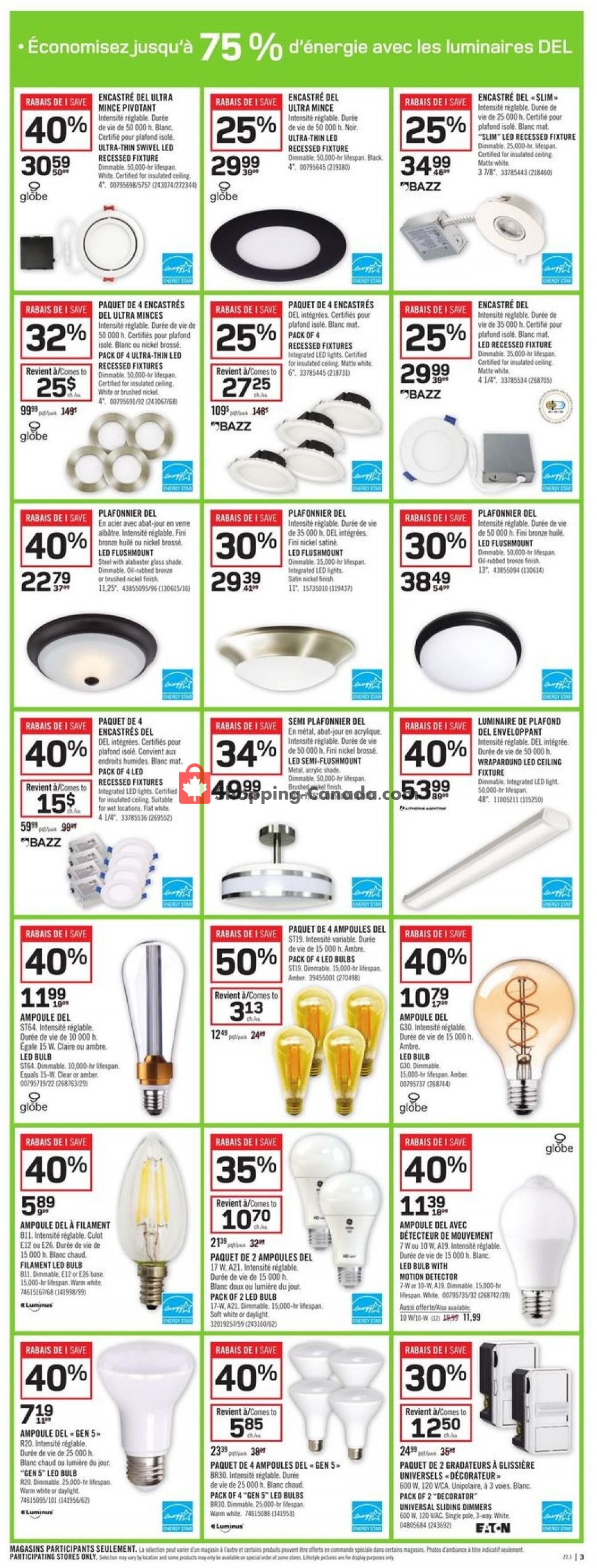 Rona flyer from Thursday October 18, 2018 to Wednesday October 24, 2018 - page 8