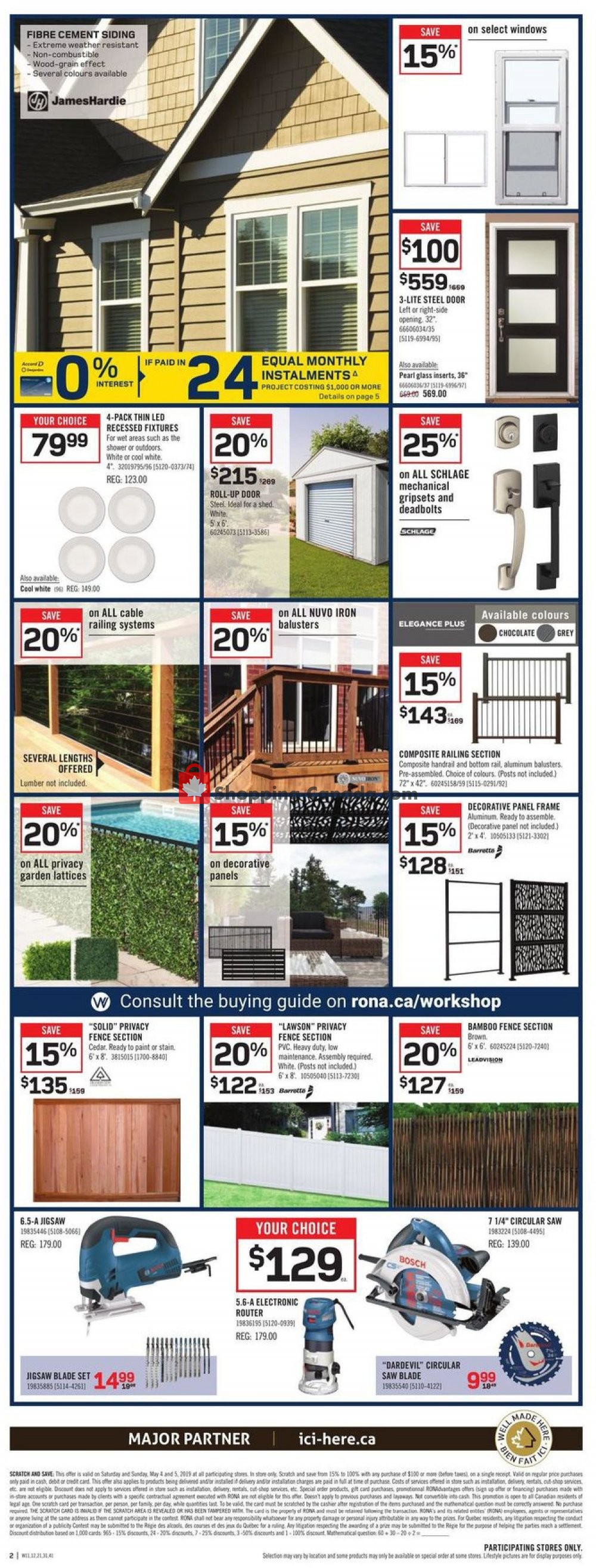 Rona flyer from Thursday May 2, 2019 to Wednesday May 8, 2019 - page 2