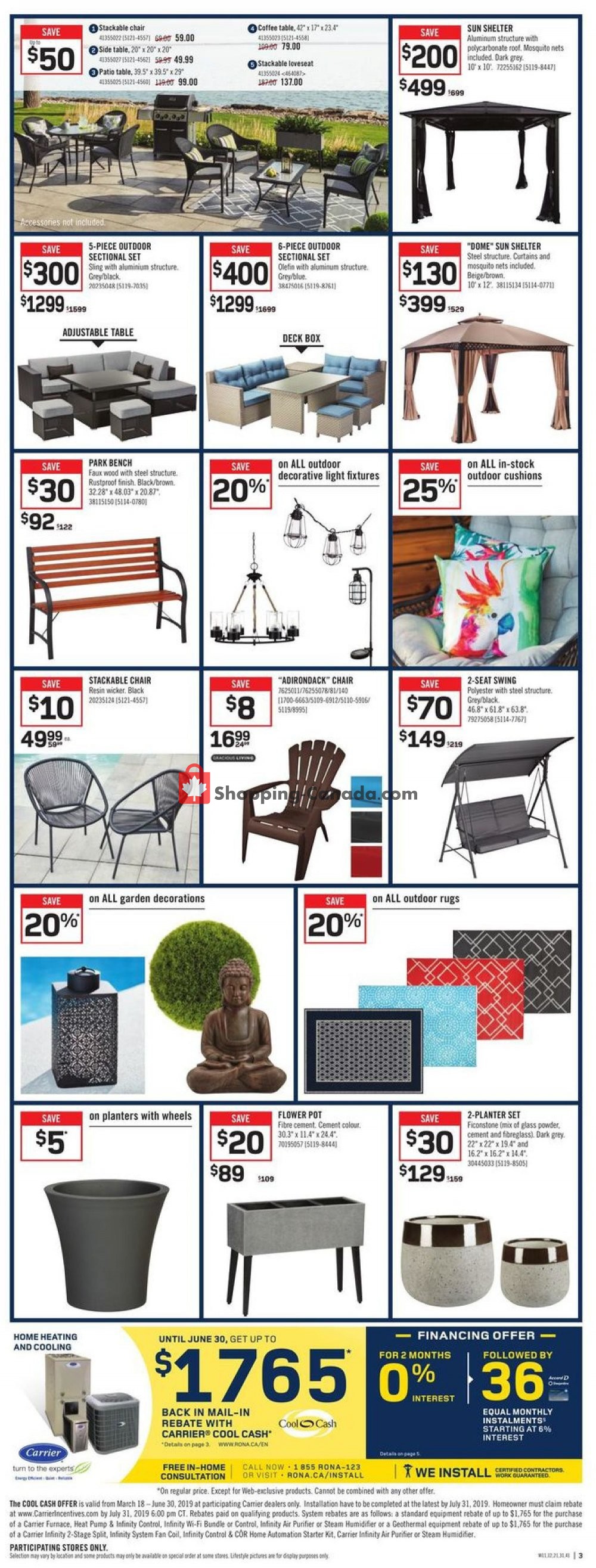 Rona flyer from Thursday May 2, 2019 to Wednesday May 8, 2019 - page 3