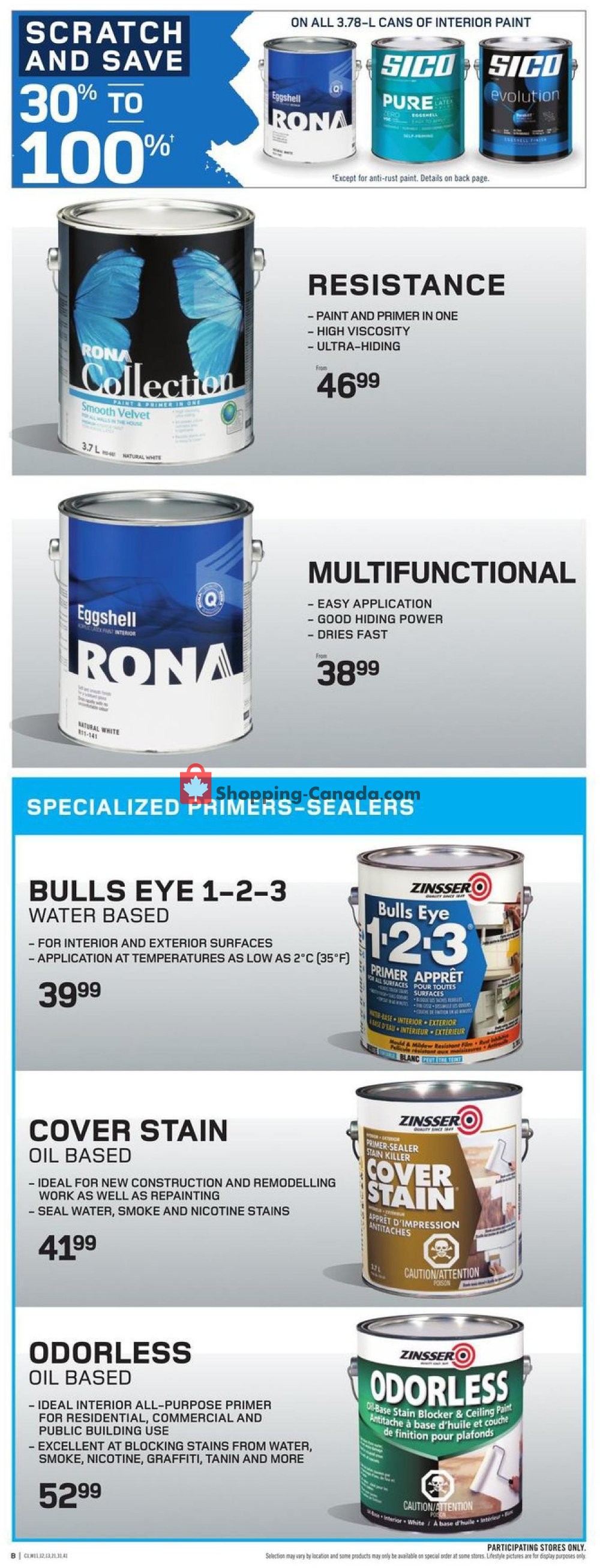 Rona flyer from Thursday March 7, 2019 to Wednesday March 13, 2019 - page 4