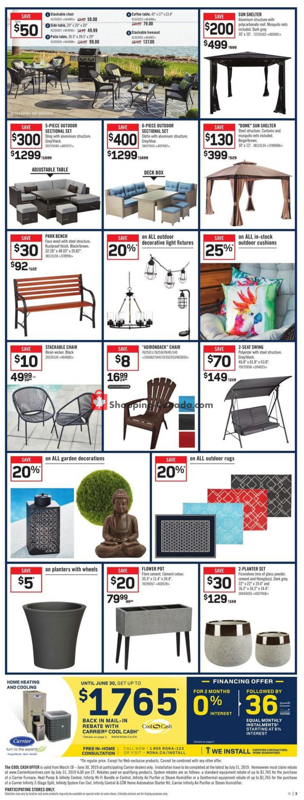 Rona flyer from Thursday May 2, 2019 to Wednesday May 8, 2019 - page 3