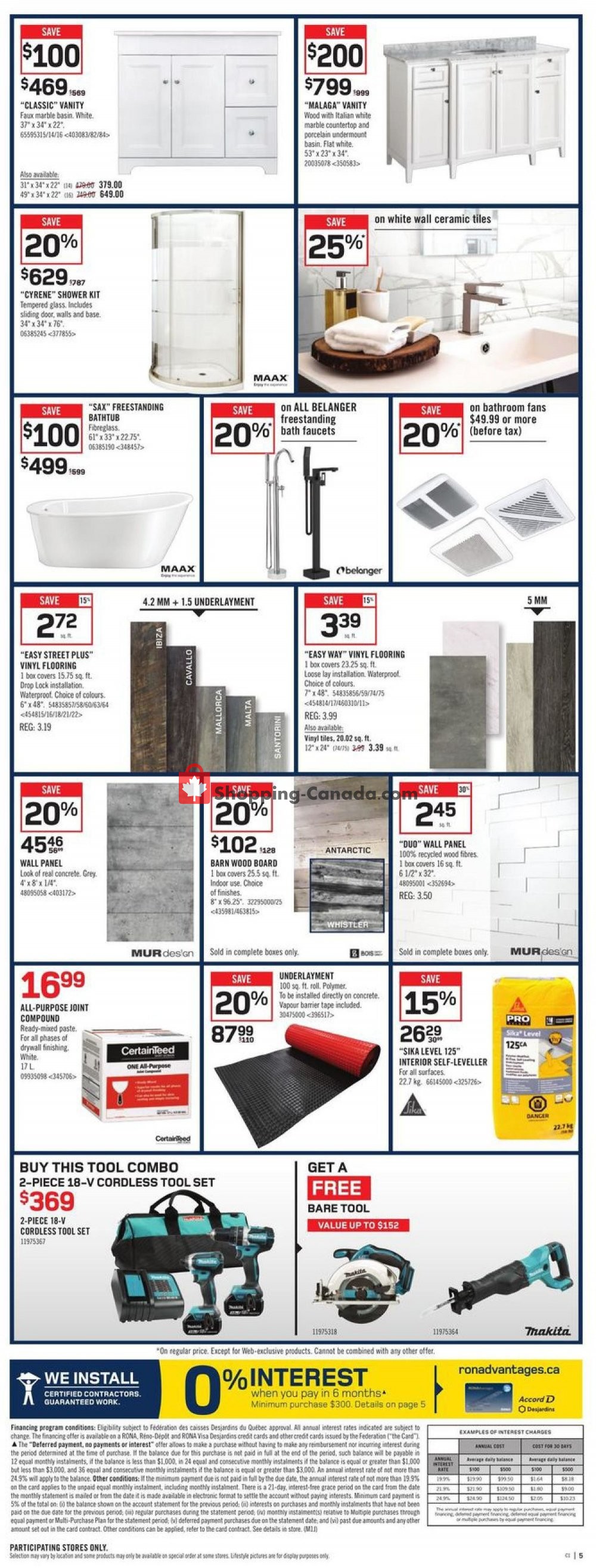 Rona flyer from Thursday May 2, 2019 to Wednesday May 8, 2019 - page 5