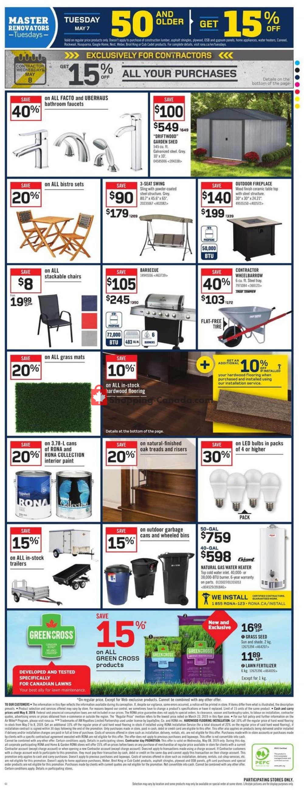 Rona flyer from Thursday May 2, 2019 to Wednesday May 8, 2019 - page 8