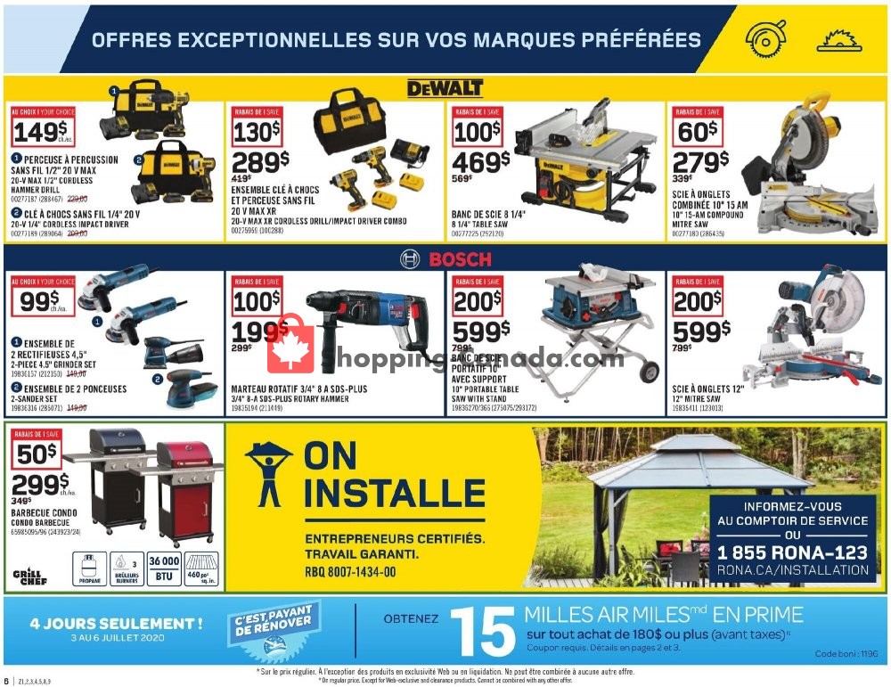 Rona flyer from Thursday July 2, 2020 to Wednesday July 8, 2020 - page 11