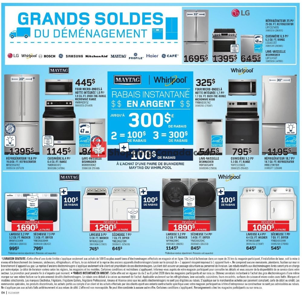 Rona flyer from Thursday July 2, 2020 to Wednesday July 8, 2020 - page 9