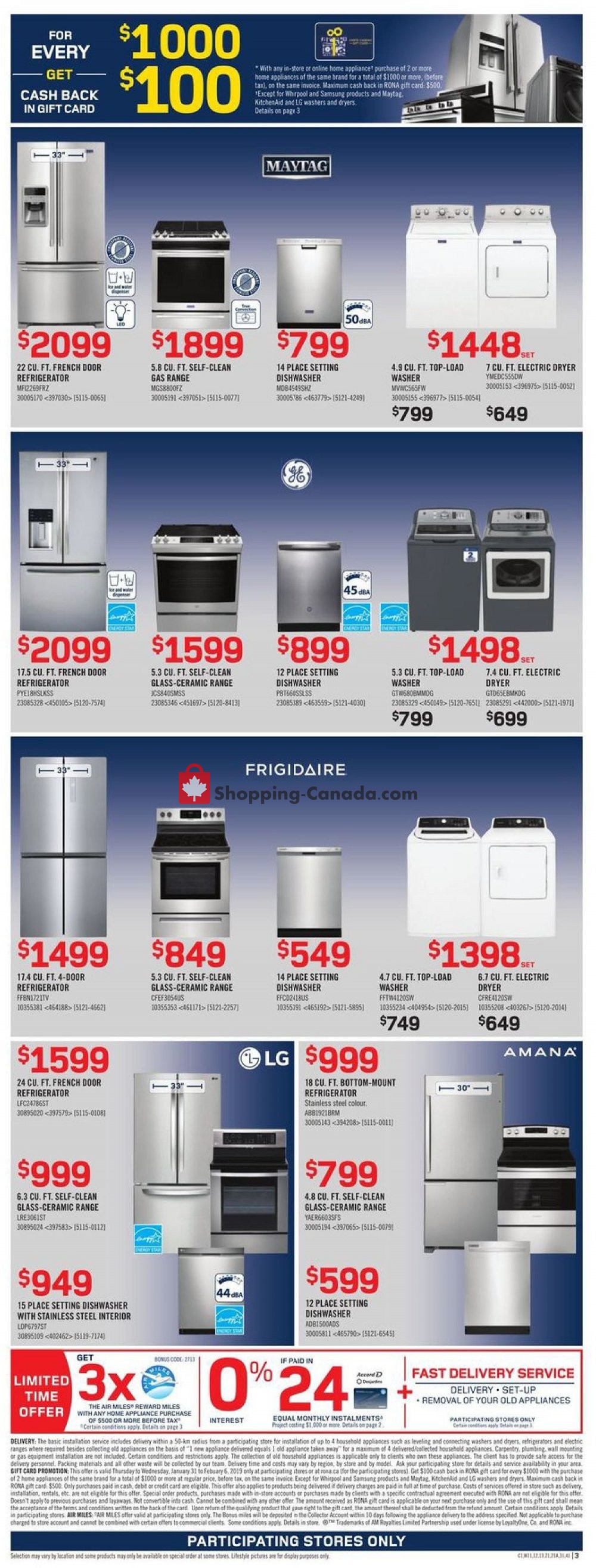 Rona flyer from Thursday January 31, 2019 to Wednesday February 6, 2019 - page 3