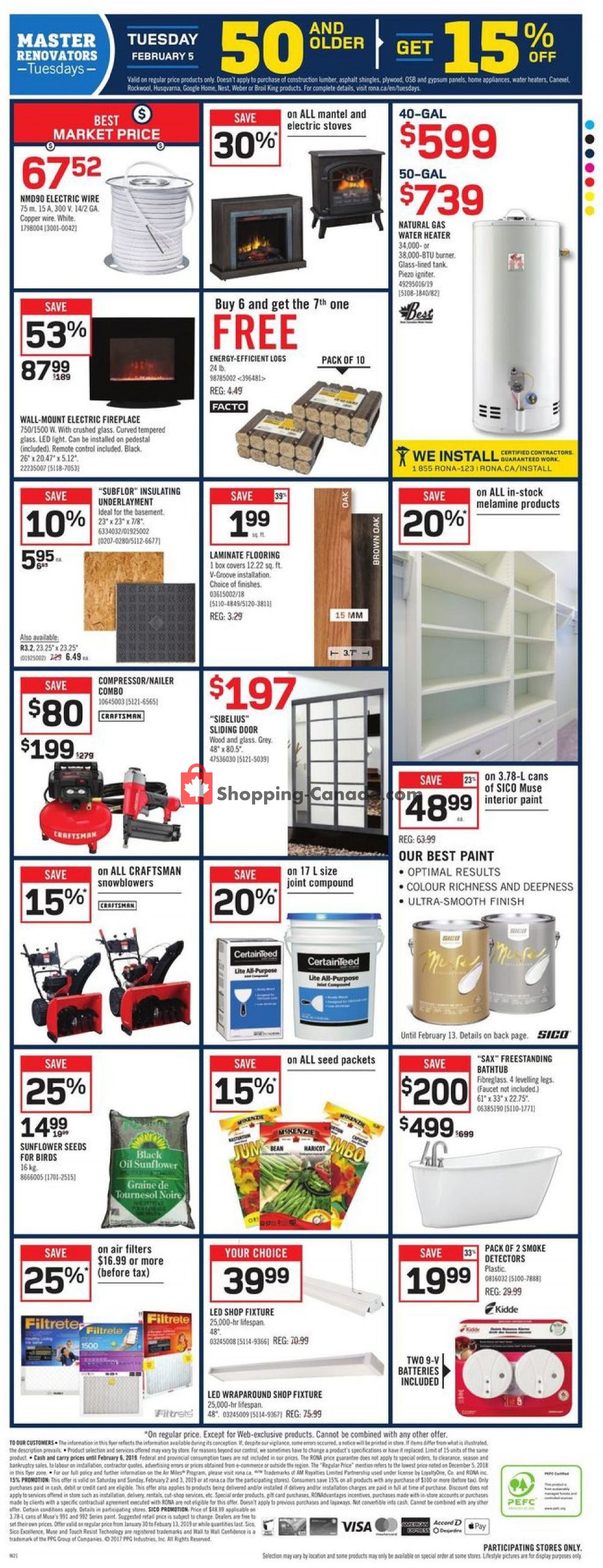 Rona flyer from Thursday January 31, 2019 to Wednesday February 6, 2019 - page 4