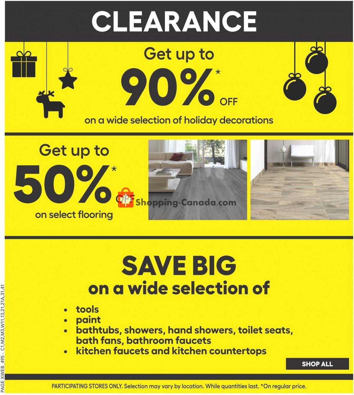 Rona Canada, flyer (Special Offer Atlantic) December 29 January