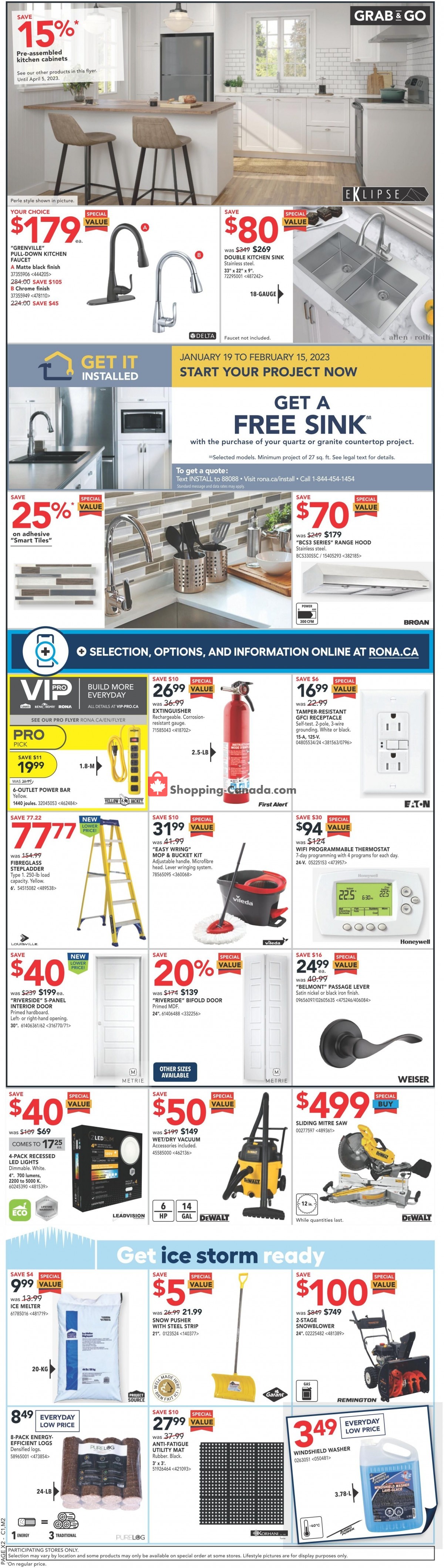 Rona flyer from Thursday January 19, 2023 to Wednesday January 25, 2023 - page 2
