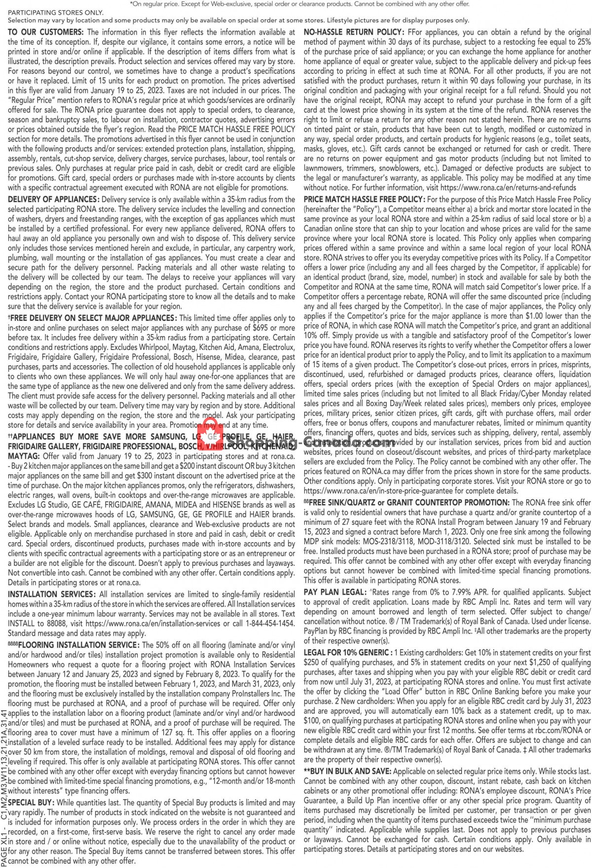 Rona flyer from Thursday January 19, 2023 to Wednesday January 25, 2023 - page 8