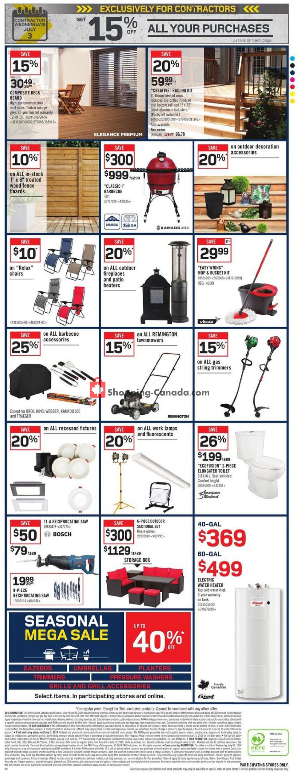 Rona flyer from Thursday June 27, 2019 to Wednesday July 3, 2019 - page 8