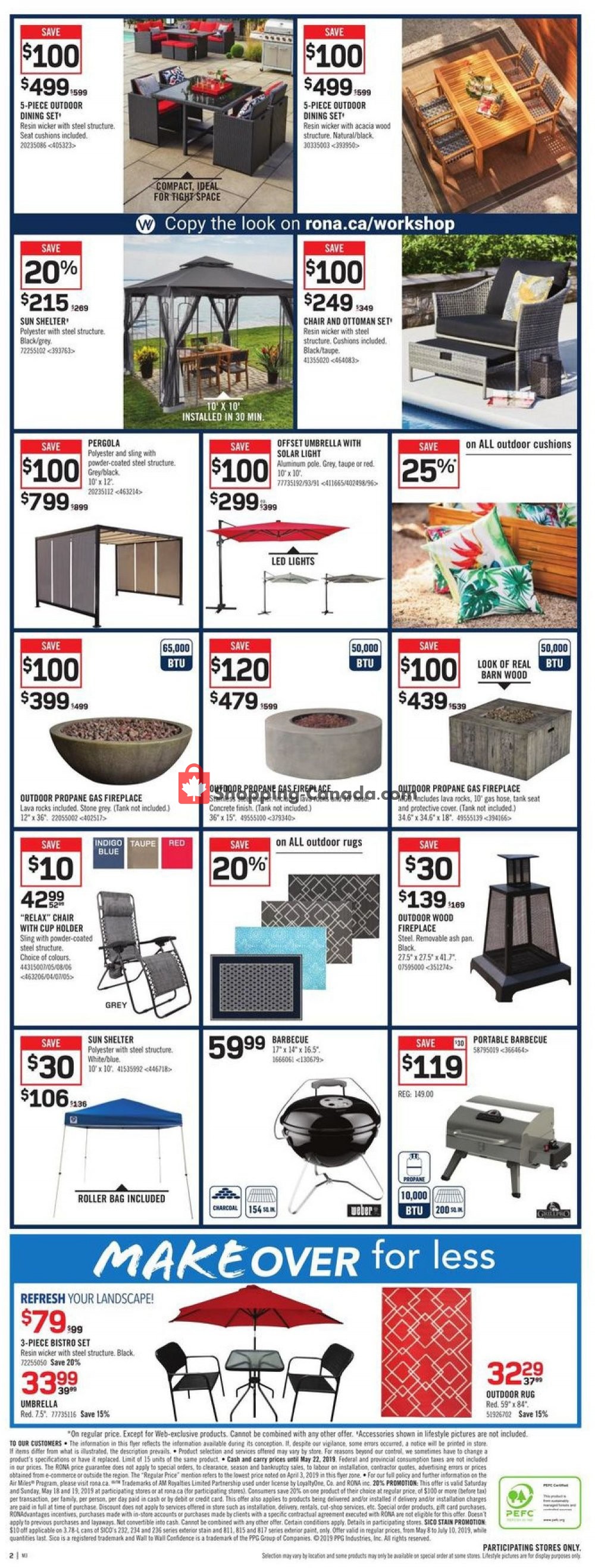 Rona flyer from Thursday May 16, 2019 to Wednesday May 22, 2019 - page 2