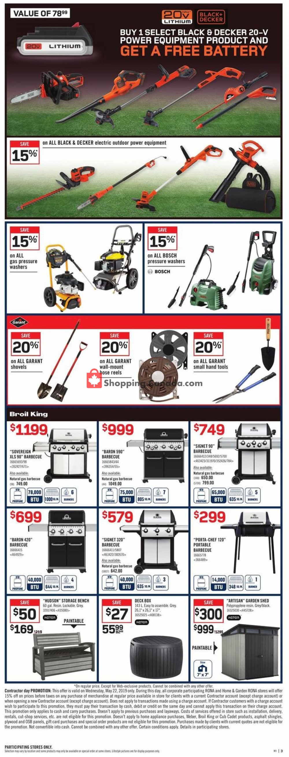 Rona flyer from Thursday May 16, 2019 to Wednesday May 22, 2019 - page 3
