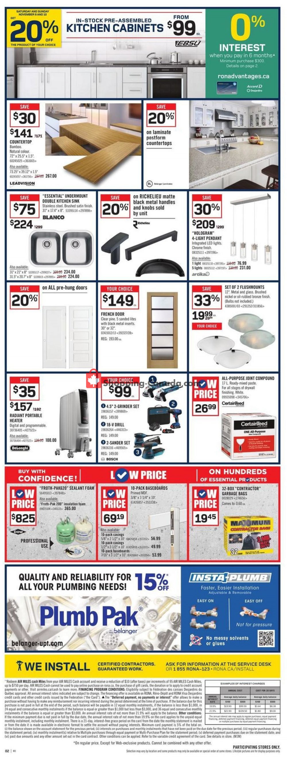 Rona flyer from Thursday November 7, 2019 to Wednesday November 13, 2019 - page 2