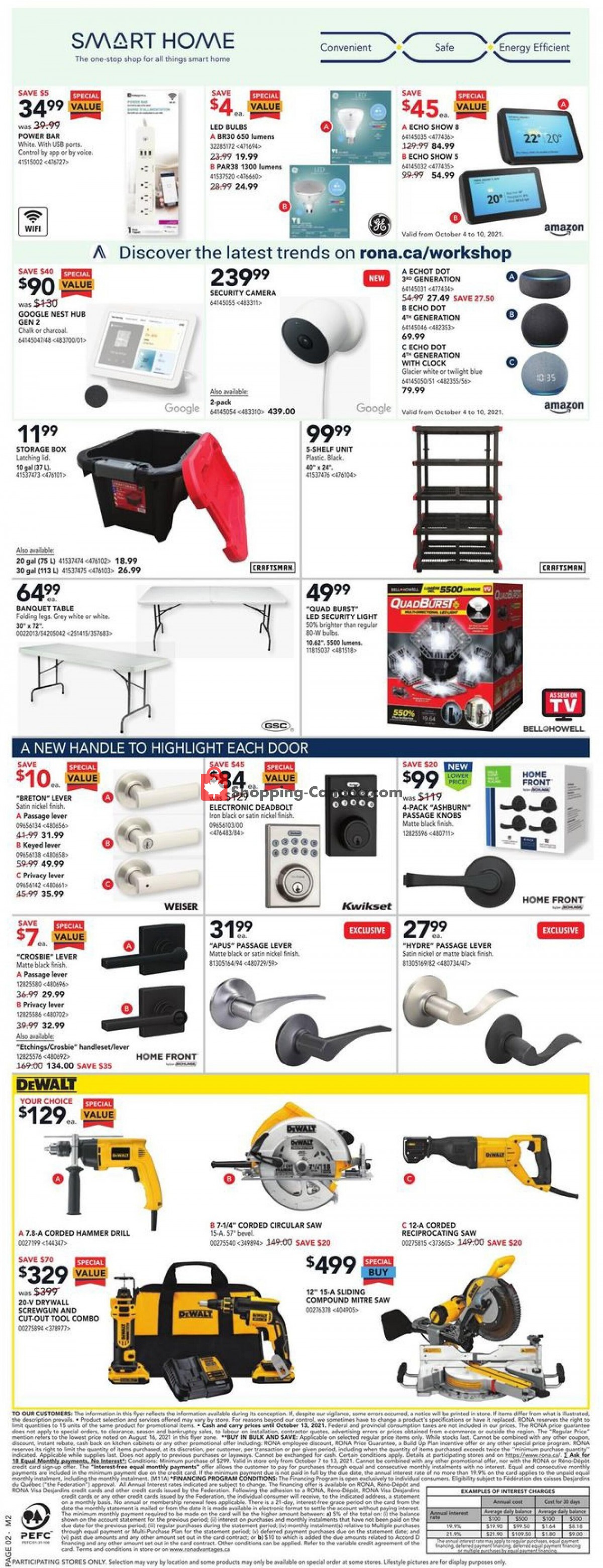 Rona flyer from Thursday October 7, 2021 to Wednesday October 13, 2021 - page 3