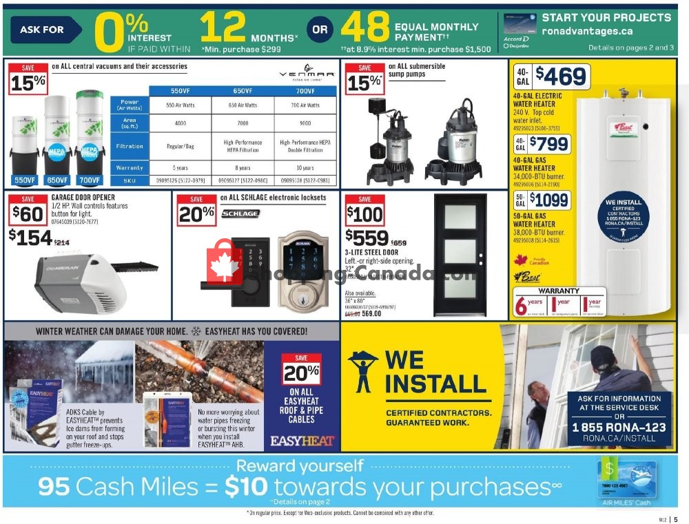 Rona Canada, flyer (Special Offer BC) February 20 February 26