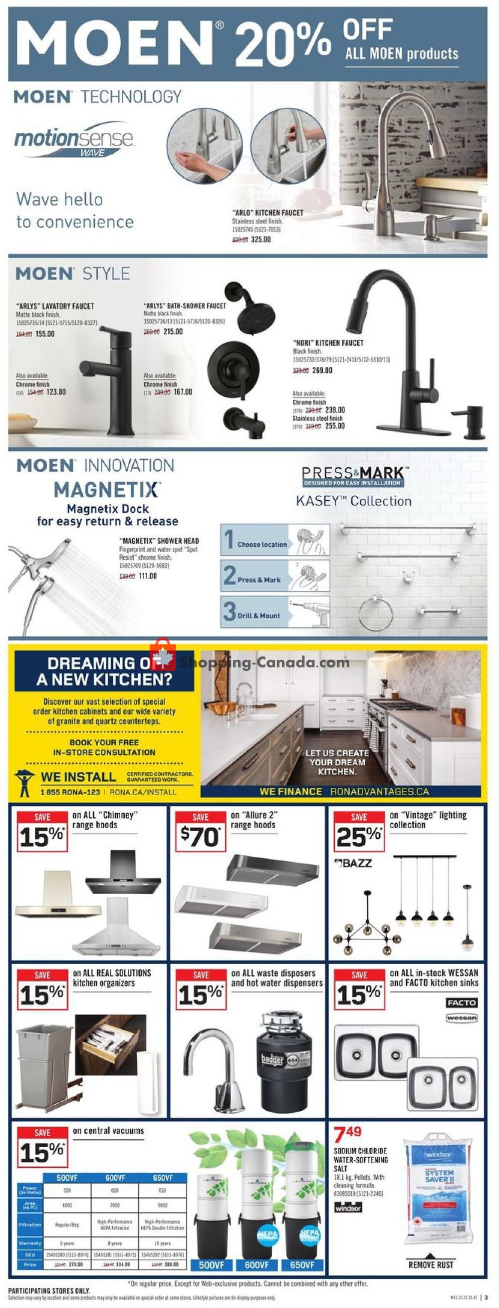Rona flyer from Thursday July 11, 2019 to Wednesday July 17, 2019 - page 3
