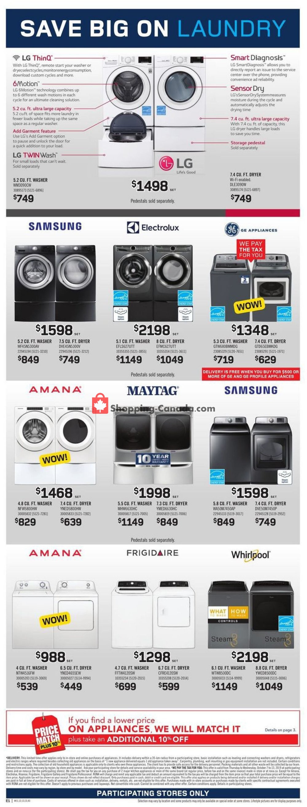 Rona flyer from Thursday November 7, 2019 to Wednesday November 13, 2019 - page 6