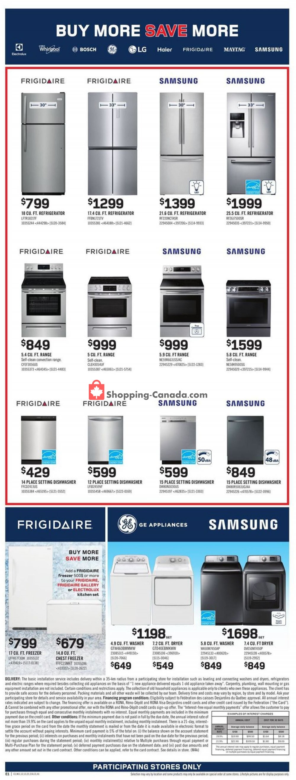 Rona flyer from Thursday September 5, 2019 to Wednesday September 11, 2019 - page 4
