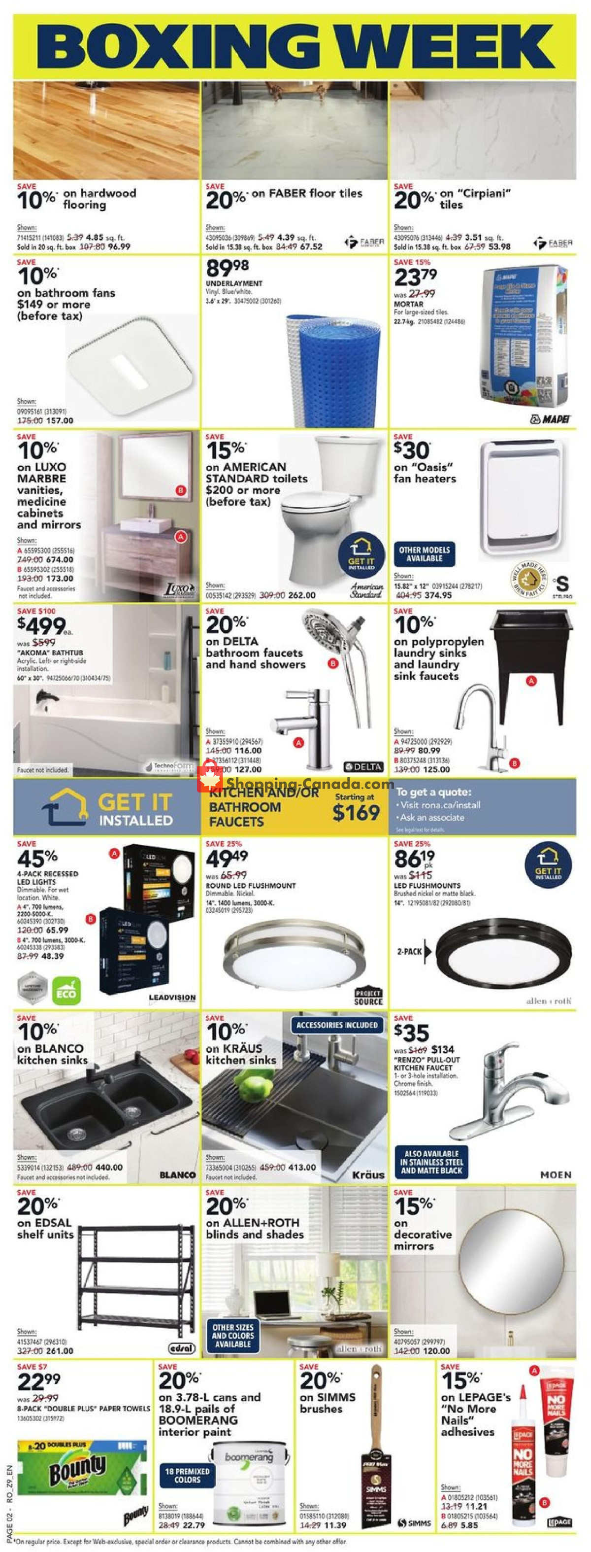 Rona flyer from Thursday December 14, 2023 to Wednesday December 27, 2023 - page 3