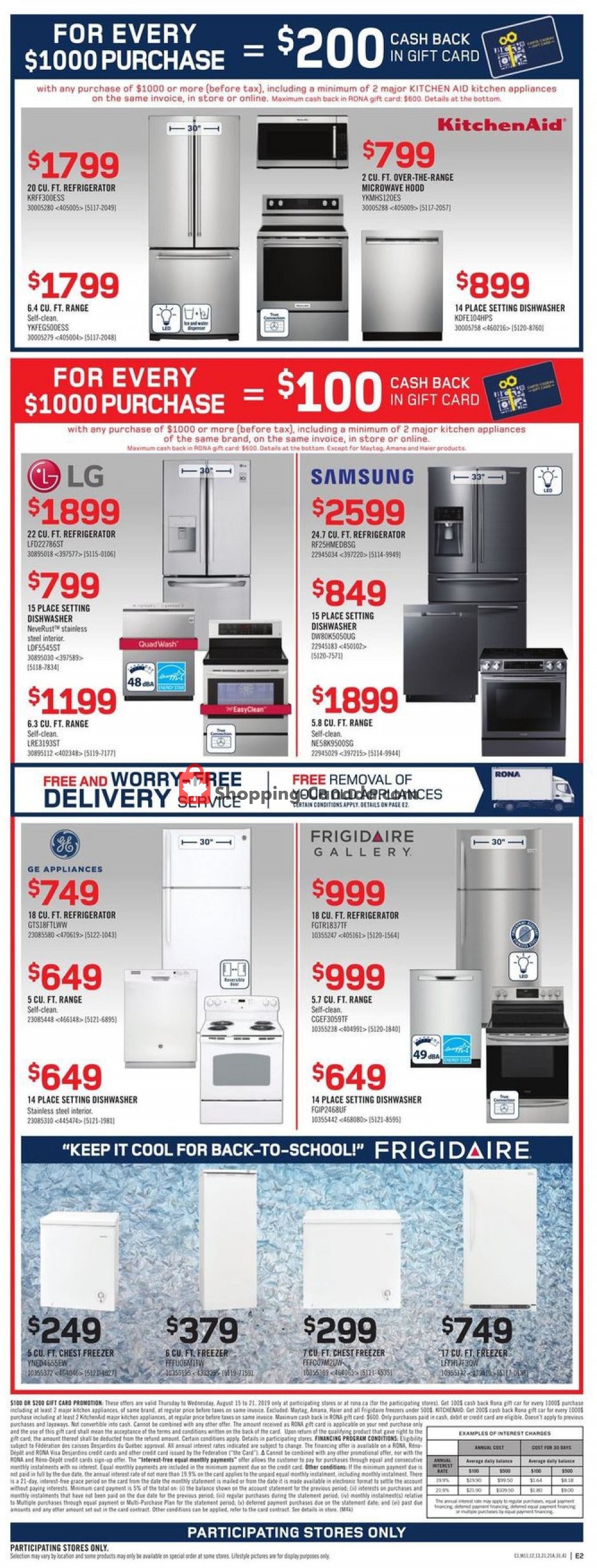 Rona flyer from Thursday August 15, 2019 to Wednesday August 21, 2019 - page 5