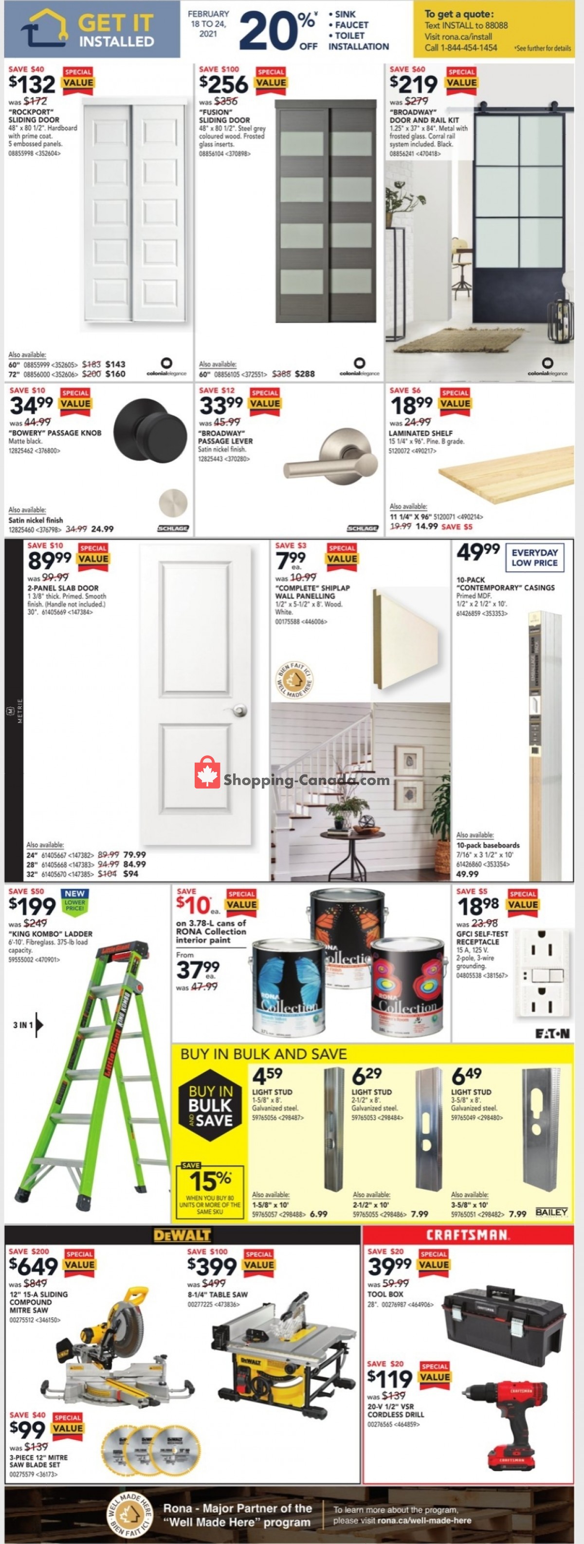 Rona flyer from Thursday February 18, 2021 to Wednesday February 24, 2021 - page 3