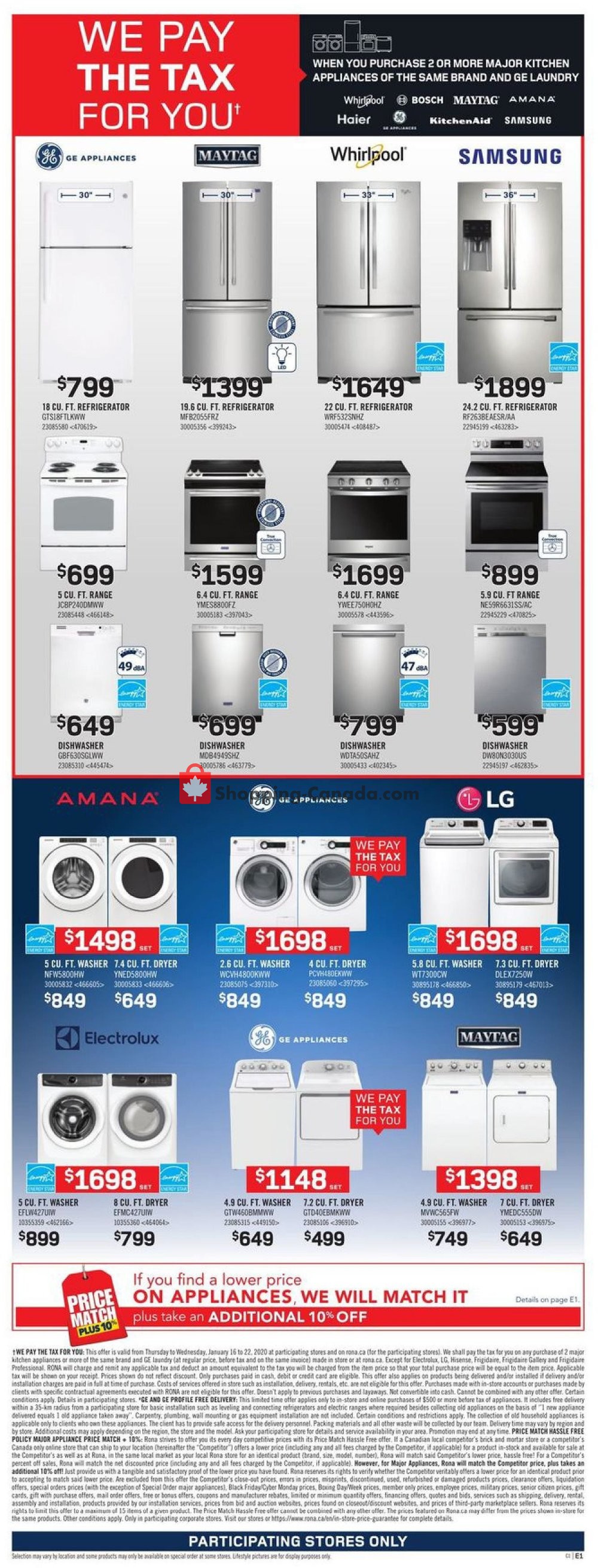 Rona flyer from Thursday January 16, 2020 to Wednesday January 22, 2020 - page 5