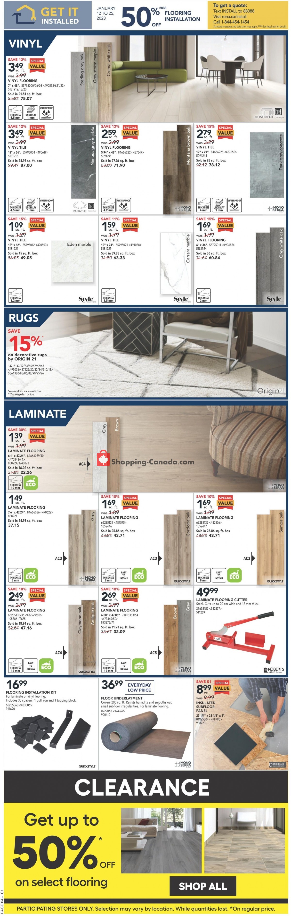 Rona flyer from Thursday January 19, 2023 to Wednesday January 25, 2023 - page 6