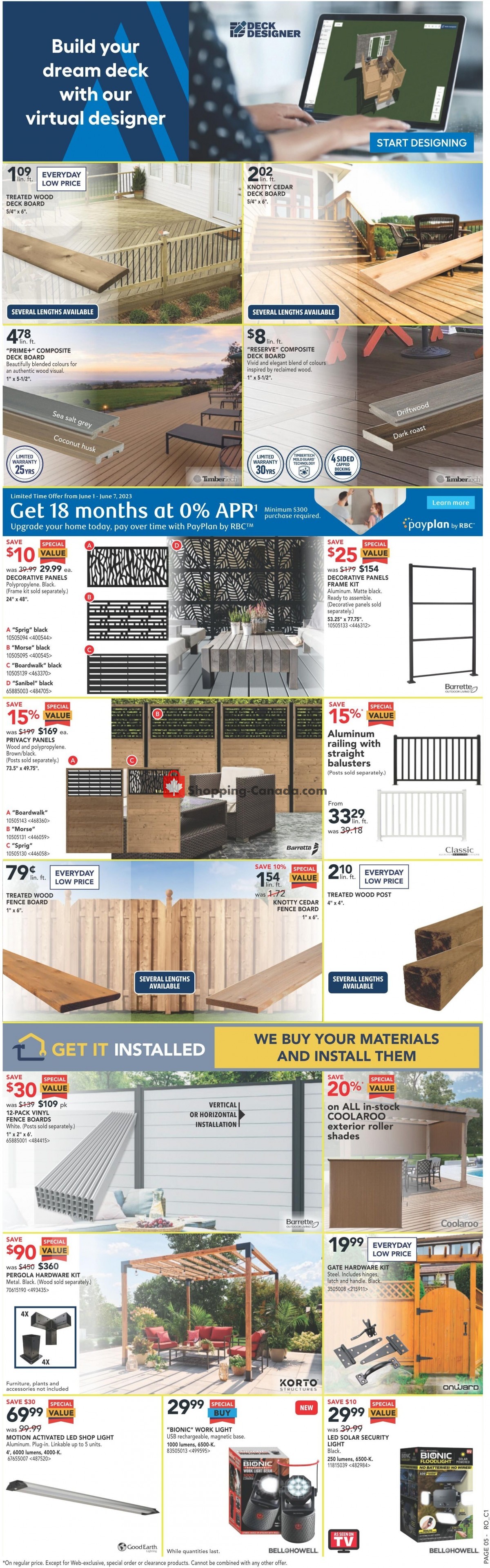 Loving Rona Rona Canada, flyer - (Special Offer - ON): June 1 - June 7, 2023 ...