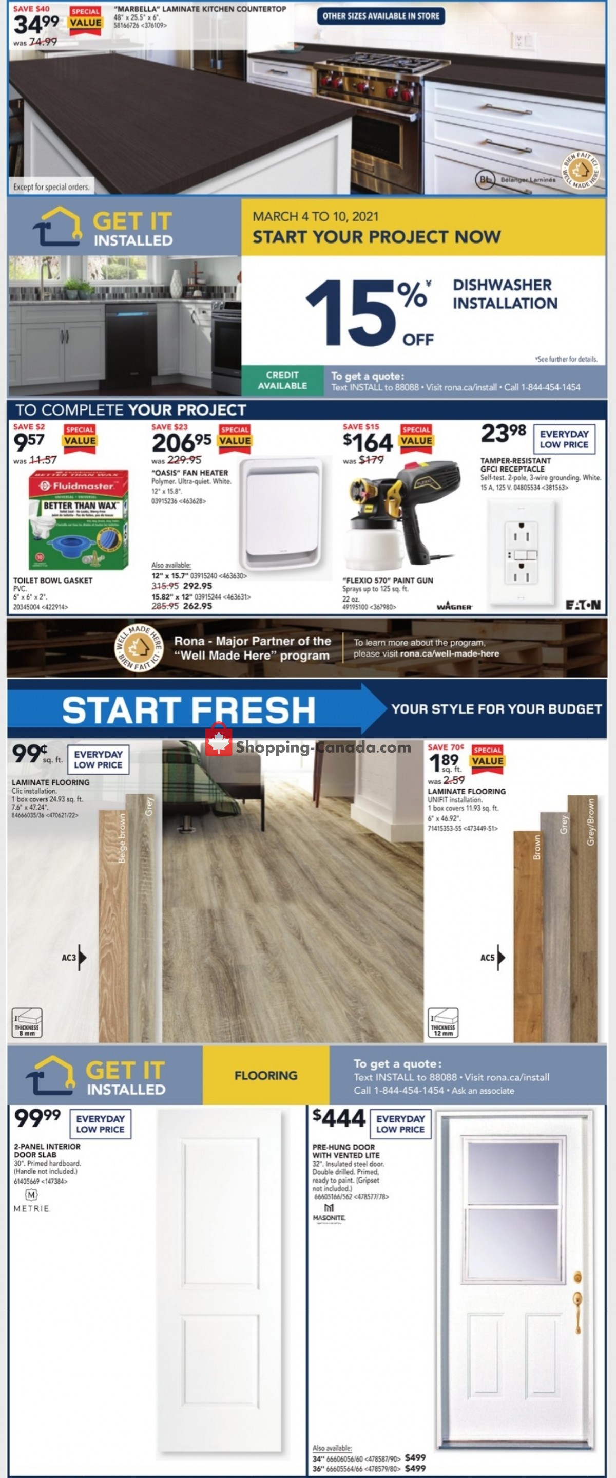Rona flyer from Thursday March 4, 2021 to Wednesday March 10, 2021 - page 4