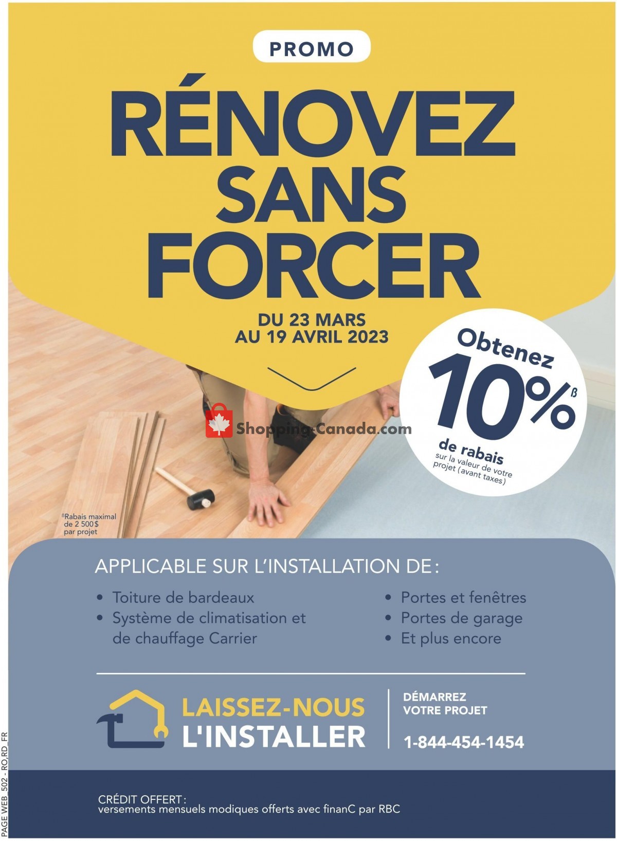 Rona Canada, flyer (Special Offer QC) April 6 April 12, 2023
